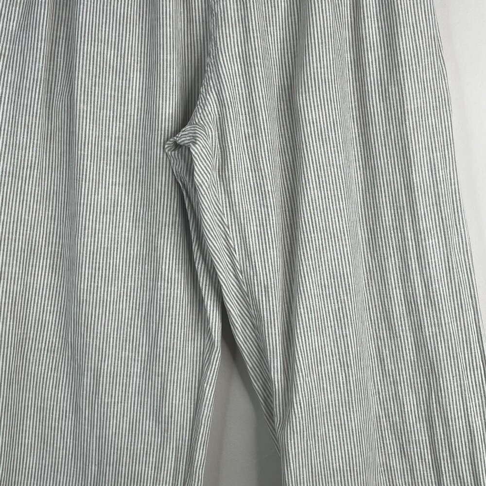 John Galt Pants Women Small Linen Blend Beachy Neutral Capsule Wide Leg Melville - Picture 8 of 15